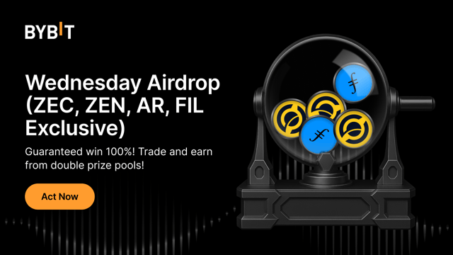 Wednesday Airdrop: 100% guaranteed reward! Trade AR, FIL, ZEC, ZEN to earn from dual pools!