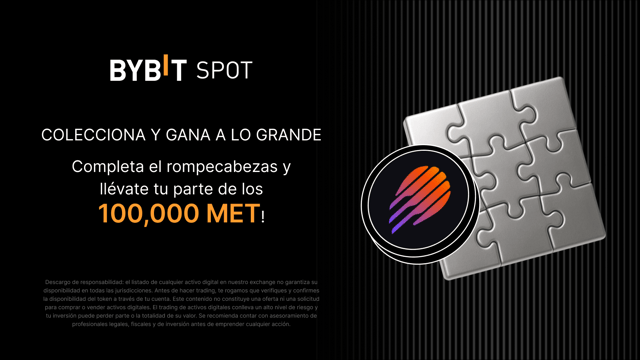 Completa el rompecabezas y gana a lo grande: ¡100,000 MET disponibles para nuestros usuarios!