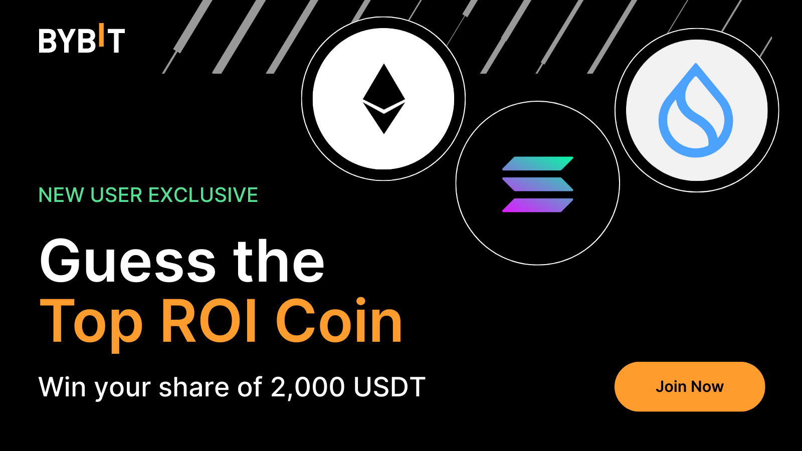 Bybit Announcement | [New User Exclusive!] Guess the Highest ROI Coin and  Share From 2,000 USDT