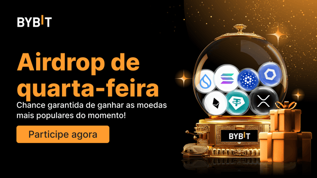 Airdrop de Quarta-Feira: Ganhe as moedas mais badaladas do momento - 100% garantido, quem chegar primeiro, leva
