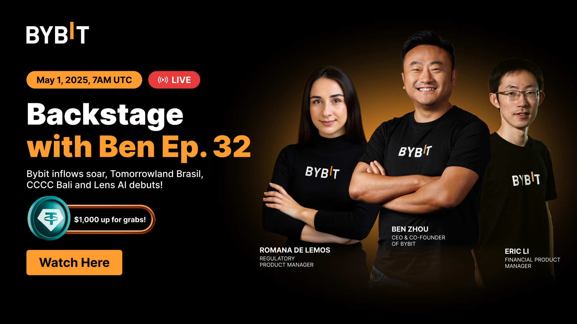 Backstage with Ben Ep. 32: Soaring inflows, Tomorrowland Brasil, gold rally, CCCC Bali and Lens AI debuts!