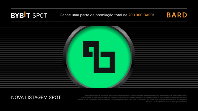 BARD Token Splash: Ganhe uma parte do prêmio total de 700.000 BARD