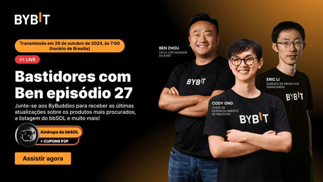 Bastidores com Ben episódio 27: Comemore os mais novos sucessos e ganhe US$ 500 em bbSOL!