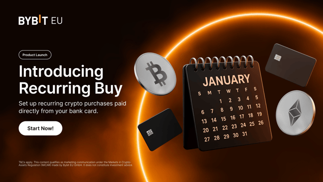 Recurring Buy: Automate Crypto Purchases Directly From Your Bank Card