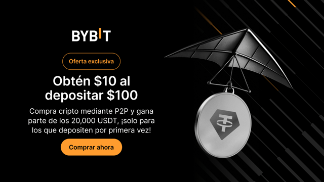 [Oferta exclusiva] ¡Compra cripto en P2P de Bybit y reclama tu parte de los 20,000 USDT!