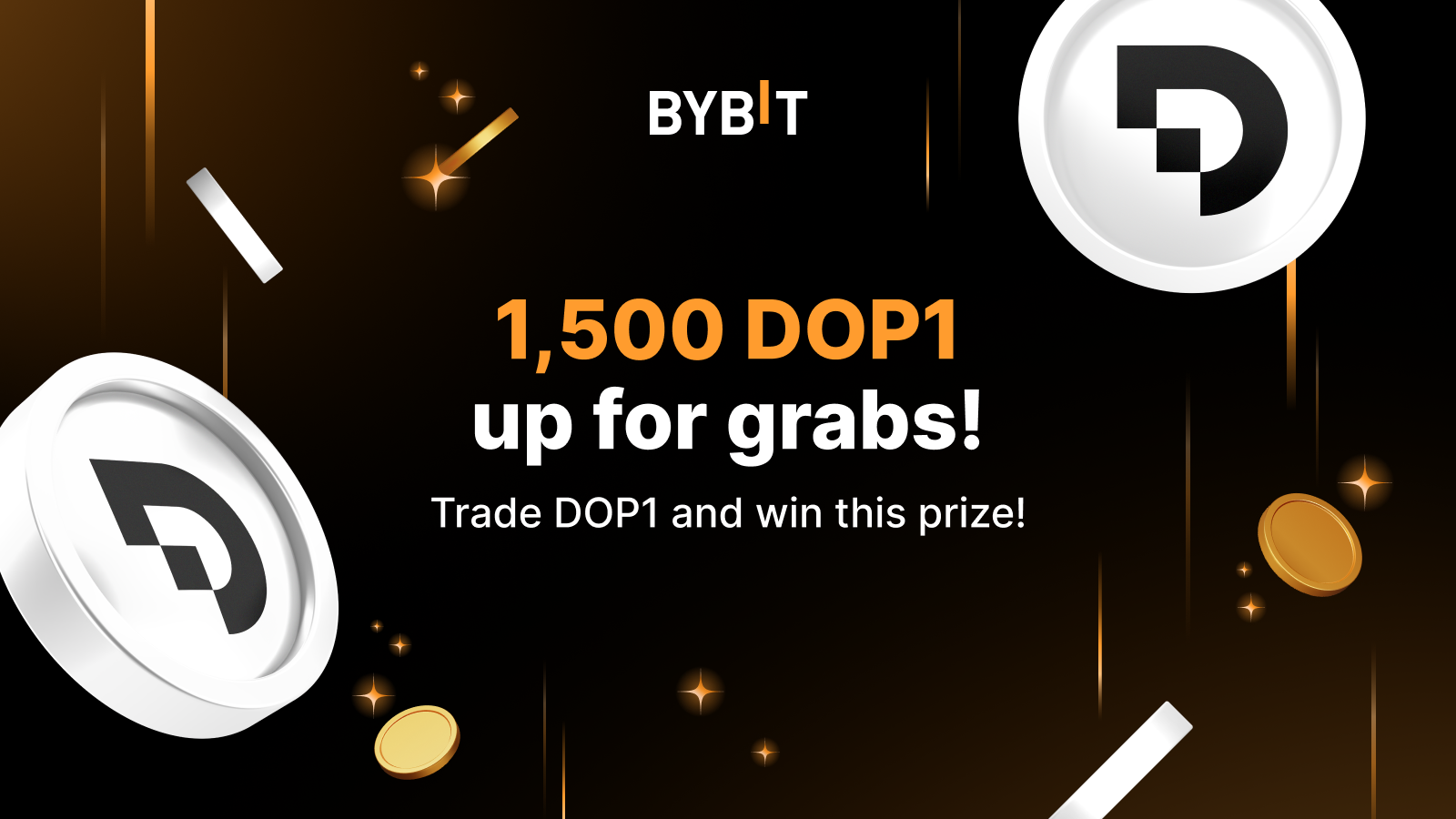 Bybit Announcement Deposit and trade DOP1, the new cryptocurrency
