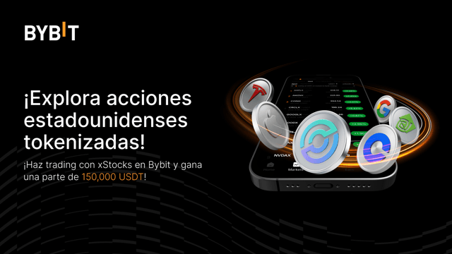 ¡Haz trading con acciones tokenizadas 24/7 en Bybit xStocks y gana tu parte de 150,000 USDT!