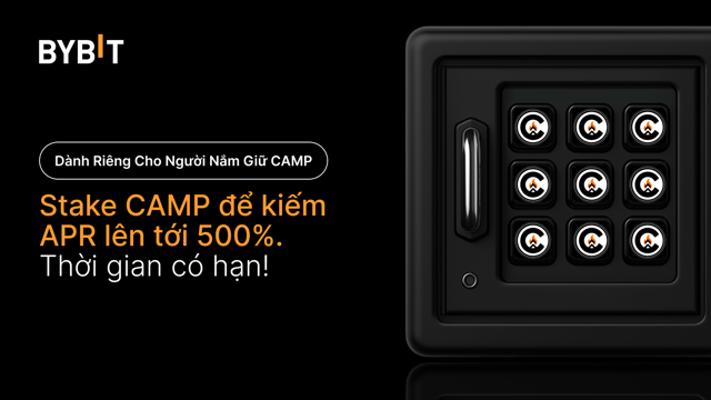 Tham gia bữa tiệc CAMP: Stake CAMP để sinh lời với APR 500% và chia sẻ tổng thưởng 400.000 CAMP!