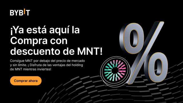 Compra con descuento de MNT ya disponible en Bybit Advanced Earn