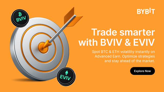 Bybit Advanced Earn: Volmex Indices (BVIV & EVIV) now live!