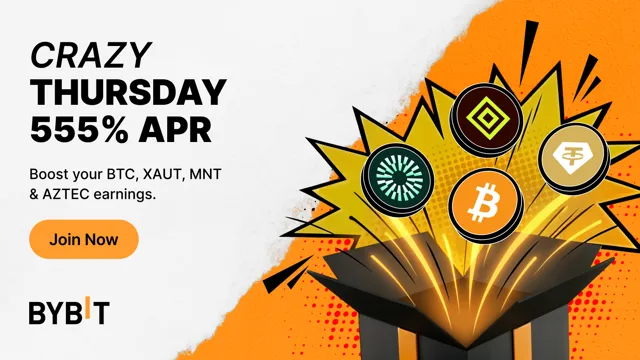Earn up to 555% APR with BTC — Bybit’s Crazy Thursday Earn deals!