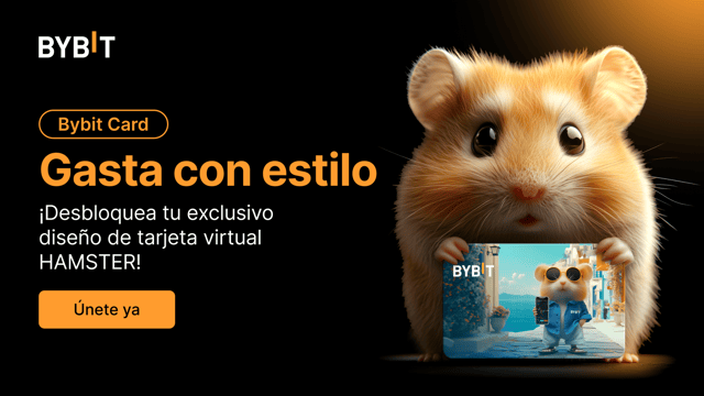 Gasta con estilo: ¡Desbloquea tu exclusivo diseño de tarjeta virtual HAMSTER Bybit!