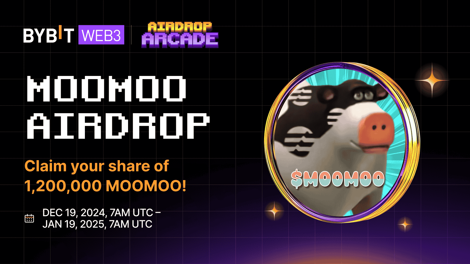 Bybit Announcement | MooMoo Airdrop: 1,200,000 MooMoo Up for Grabs!