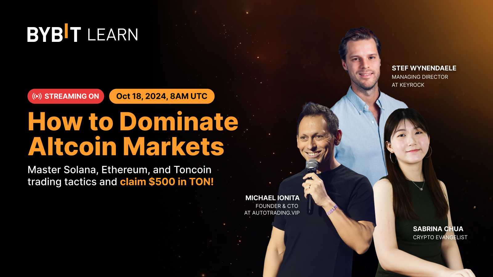 Bybit Announcement | Dominate Altcoin Markets: Pro Strategies for Solana,  Ethereum, Toncoin + $500 TON Giveaway