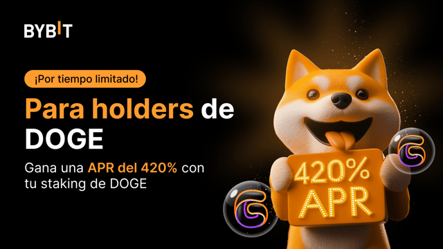 Libera todo el potencial de tus holdings de DOGE: ¡haz staking de DOGE y disfruta de una APR de hasta el 420%! 🚀