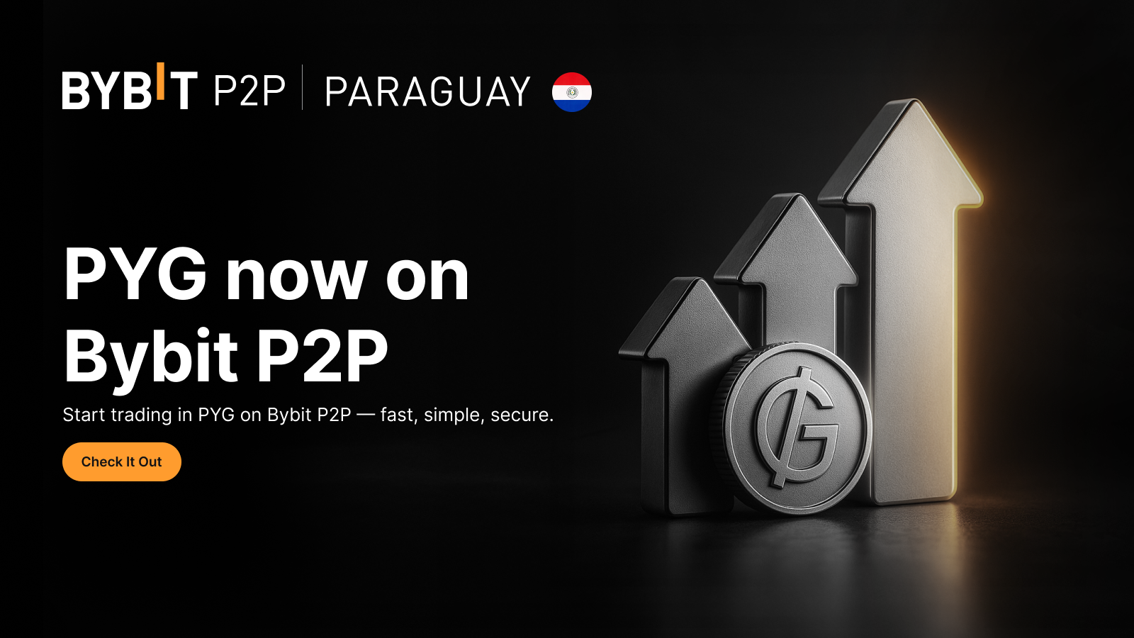Bybit Announcement | Bybit P2P: Now Supporting Paraguayan Guarani (PYG)  Trading!