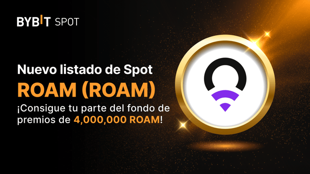 Nuevo listado: ROAM/USDT — Consigue tu parte del premio de 4,000,000 ROAM 🎉