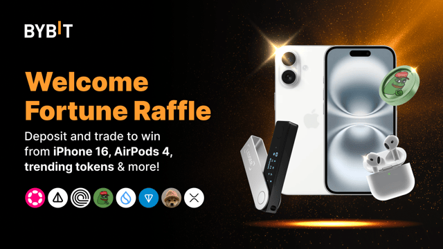[Selected Regions Only] Welcome Fortune Raffle: iPhone 16, AirPods 4, Trending Tokens & More Await!
