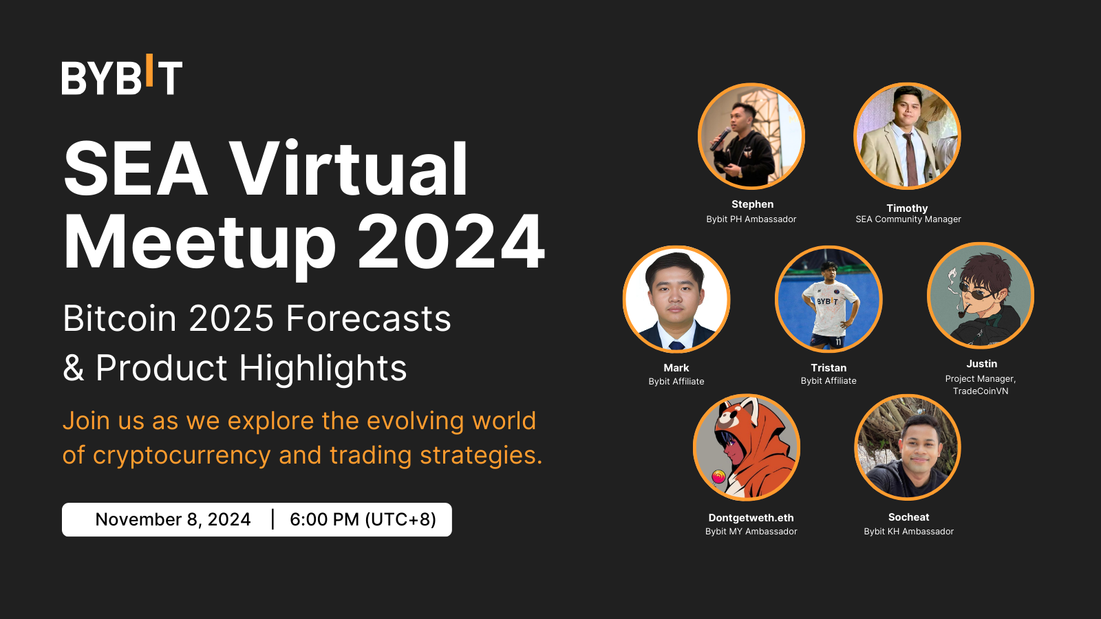 Bybit Announcement | Join the Conversation! SEA Crypto Virtual Meetup 2024  is Here!