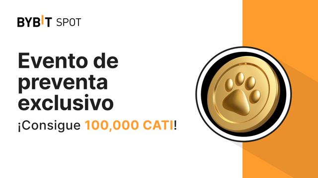 Evento de preventa exclusivo: Llévate una parte del fondo de premios de 100,000 CATI.