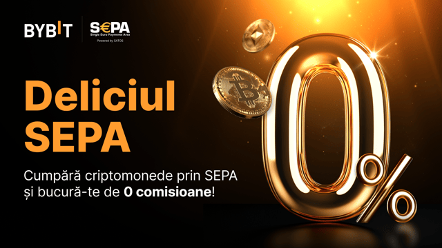 Deliciul SEPA: cumpără criptomonede prin SEPA și bucură-te de 0 comisioane