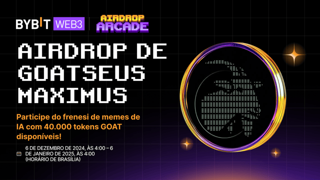 Airdrop de Goatseus Maximus: participe do Festival de memes de IA e resgate sua parte do prêmio de 40.000 tokens GOAT!