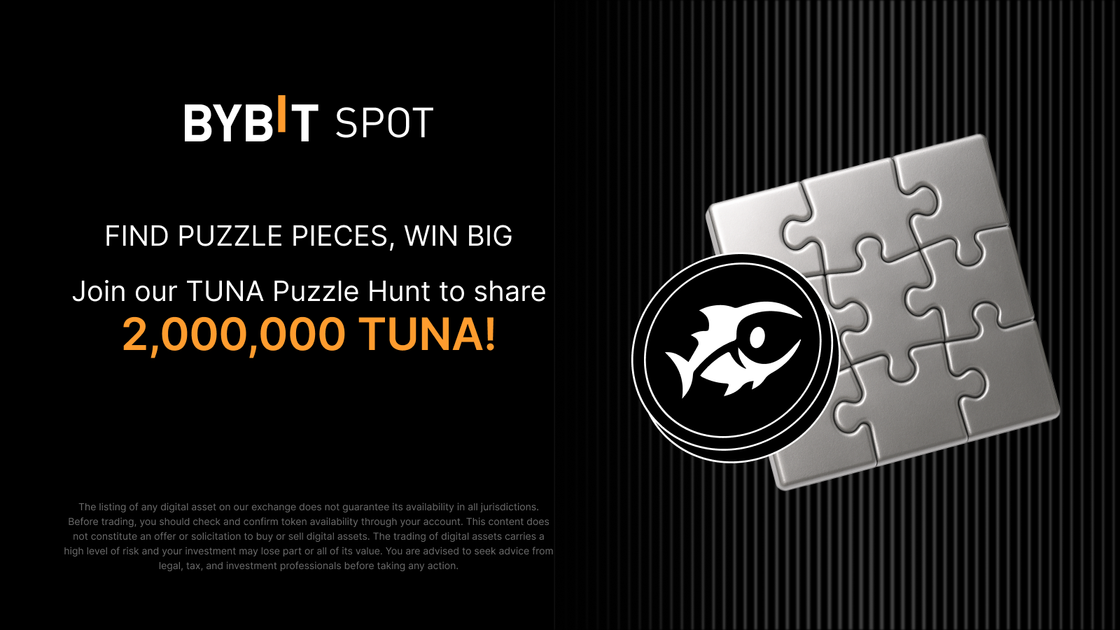 Bybit Announcement | Complete the puzzle and win big: 2,000,000 TUNA up for  grabs