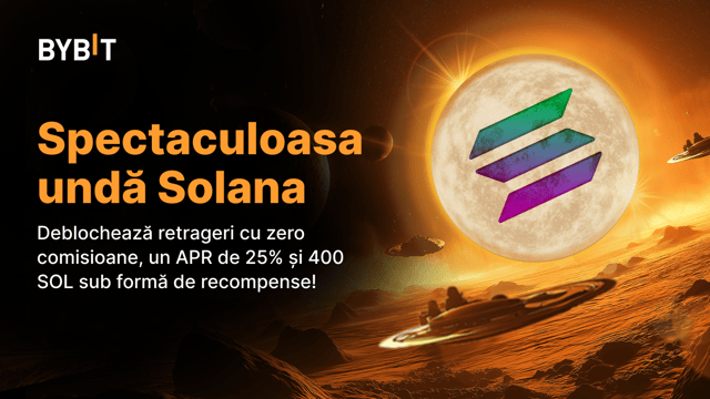 Spectaculoasa undă Solana: Te așteaptă retrageri cu zero comisioane, APR de 25% pentru PYUSD și 400 de SOL.