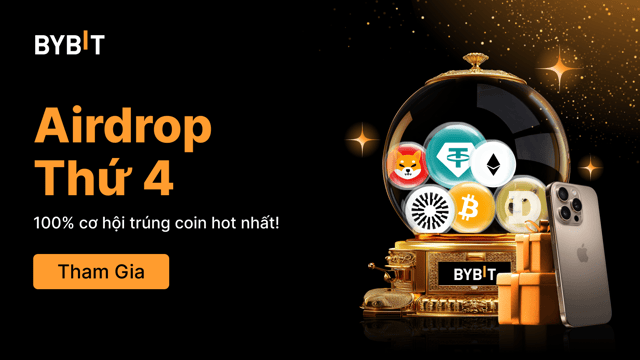 Airdrop Thứ Tư: 100% Trúng Coin Hot! Đến Trước Nhận Trước! #Tuần 9