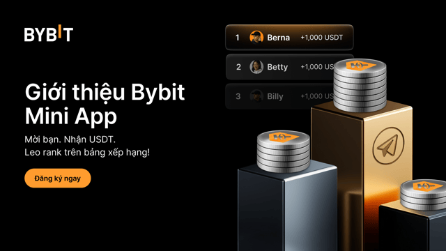 Cuộc Đua Giới Thiệu Bybit Mini App: Mời bạn bè để nhận thưởng lên tới 1.000 USDT!