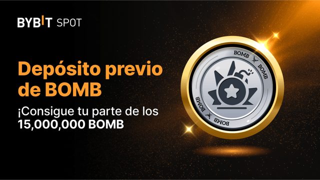 Ventajas de depósito previo de Bybit Bombie (BOMB): ¡Gana una parte de los 15,000,000 BOMB!