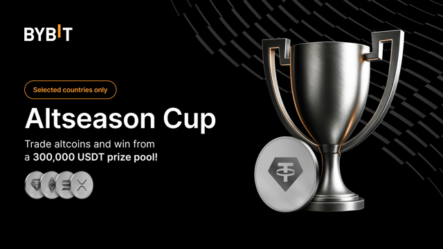 [Selected countries only] Altseason Cup: Trade altcoins and win from a 300,000 USDT prize pool