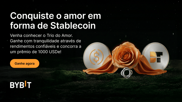 [Exclusivo para novos usuários] Conquiste o amor em forma de Stablecoin: Ganhe um Jackpot de Airdrop de 1.000 USDe!