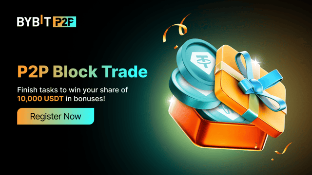 Be a P2P Block Trade Advertiser and win your share of 10,000 USDT!