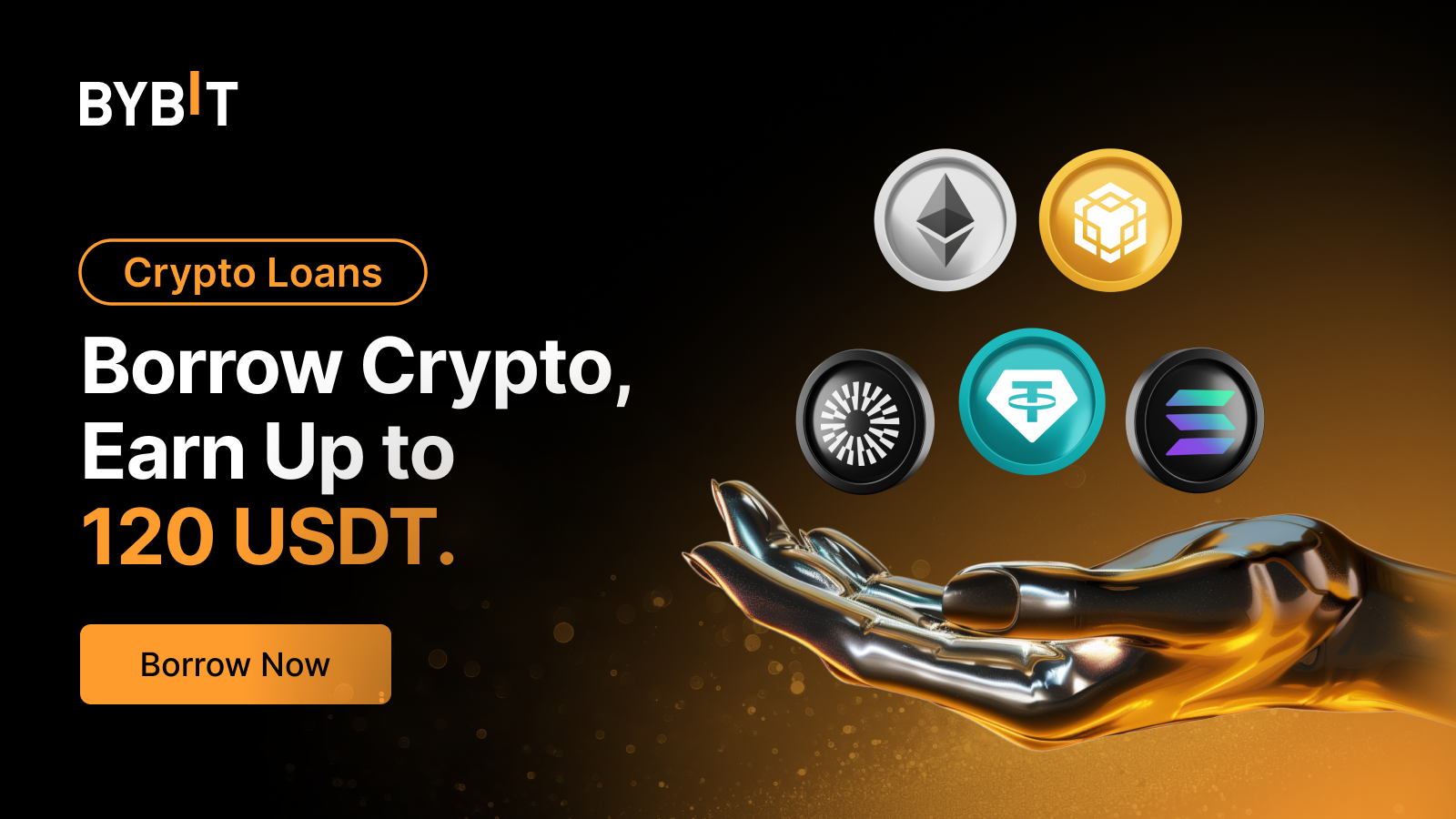 Bybit Announcement | Limited Time Offer: Unlock Your Share of 50,000 USDT  with Bybit Crypto Loans