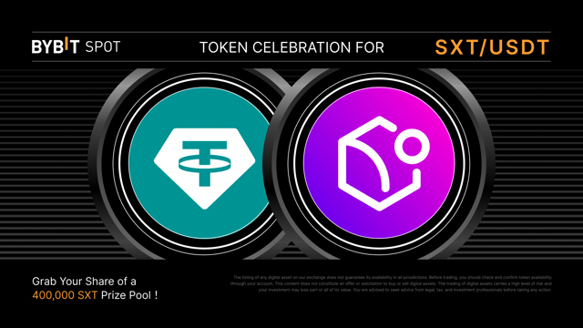 SXT Token Splash: Trade to win your share of the 400,000 SXT prize pool!