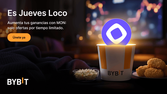 ¡Consigue un APR de hasta el 555% con las ofertas en MON para Earn por el Jueves Loco de Bybit!