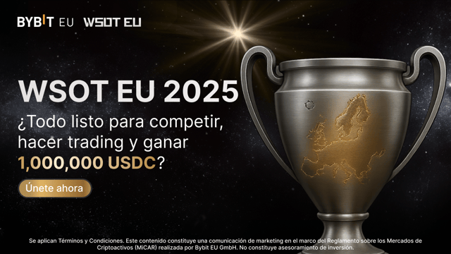 El registro para WSOT EU 2025 ya está abierto. ¡Te espera un fondo de premios de 1,000,000 USDC!