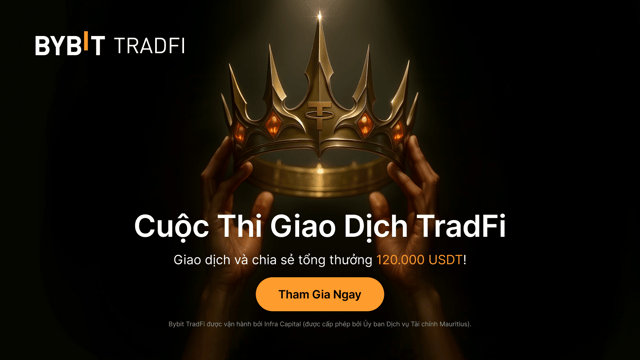Cuộc thi Giao dịch TradFi: Giao dịch để chia sẻ tổng thưởng trị giá 120.000 USDT!