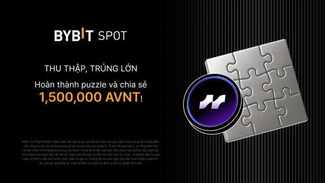 Hoàn thành puzzle và thắng lớn: 1.500.000 AVNT đang chờ