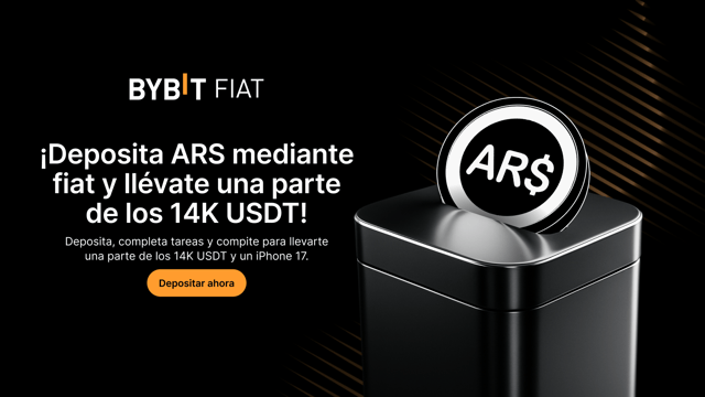 [Exclusivo para nuevos usuarios] Gana un iPhone 17 o llévate una parte de los 14,000 USDT. ¡Solo tienes que hacer un depósito fiat con ARS!
