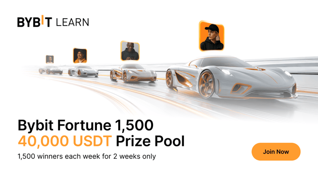 Bybit Fortune 1,500: Grab your share from a 40,000 USDT prize pool!