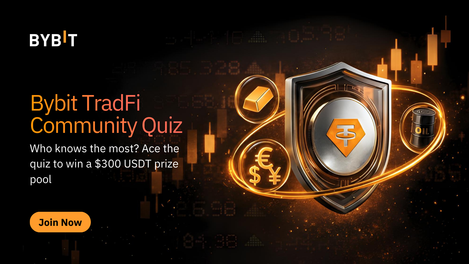 Bybit Announcement | 🧠 TradFi Community Quiz: Ace the quiz to share a 300  USDT prize pool!
