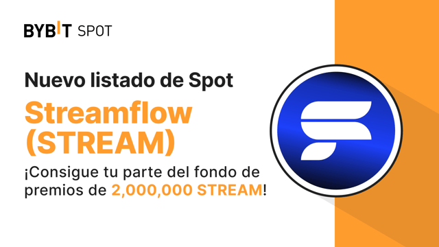 Nuevo listado: STREAM/USDT ¡Consigue una parte del fondo de premios de 2.000.000 de STREAM!