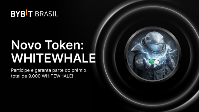Novo token: Desbloqueie parte do prêmio total de 9.000 tokens WHITEWHALE