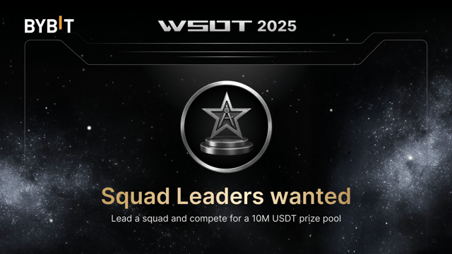 Become a Squad Leader now - WSOT 2025!