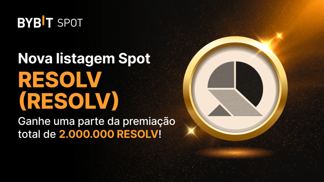 Nova Listagem: RESOLV /USDT — Garanta parte do prêmio total de 2.000.000 RESOLV!