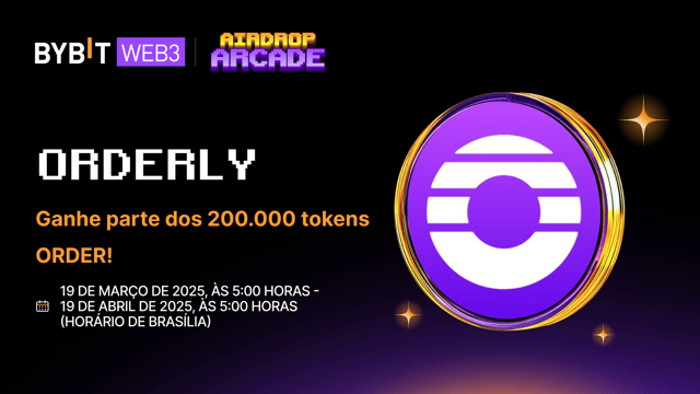 Airdrop da Orderly: garanta a sua parte dos 200.000 tokens ORDER!
