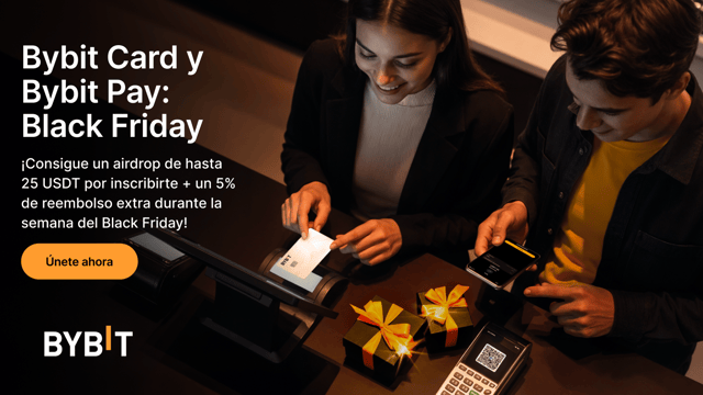 Bybit Card y Bybit Pay: ¡Gasta y gana en el Black Friday!