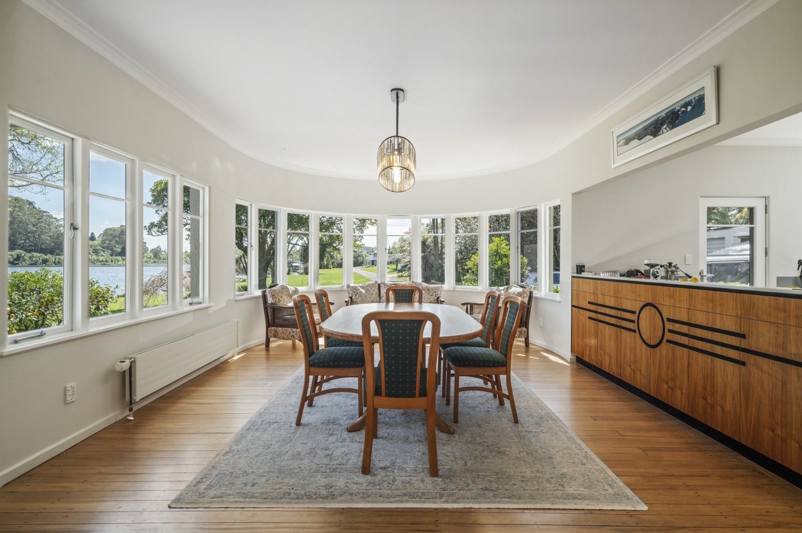 Dining room at Lake Rotoiti